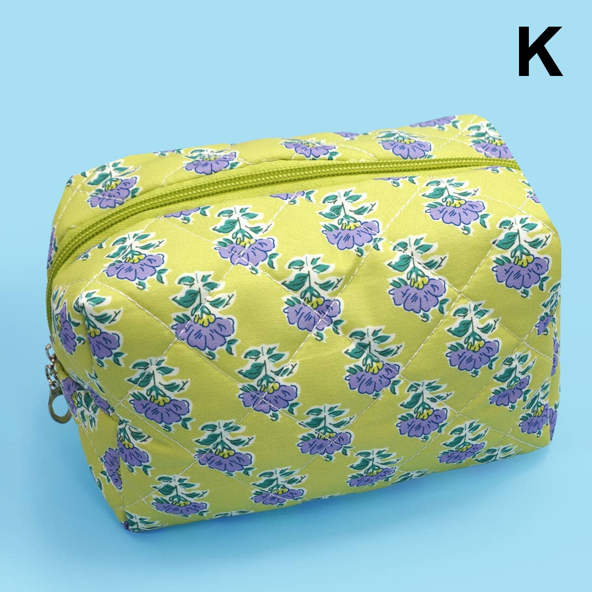 FLORAL TOILE PATTERN MAKEUP COSMETIC POUCH BAG | 40P562: K