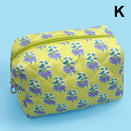 FLORAL TOILE PATTERN MAKEUP COSMETIC POUCH BAG | 40P562: K