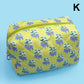 FLORAL TOILE PATTERN MAKEUP COSMETIC POUCH BAG | 40P562: R