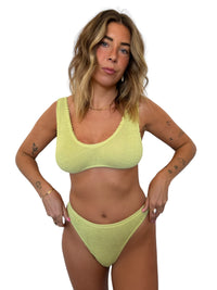 Paige bikini top in Ivy, LOKAL one/size swimwear, photo 1 of 3