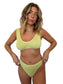 Paige bikini top in Ivy, LOKAL one/size swimwear, photo 1 of 3