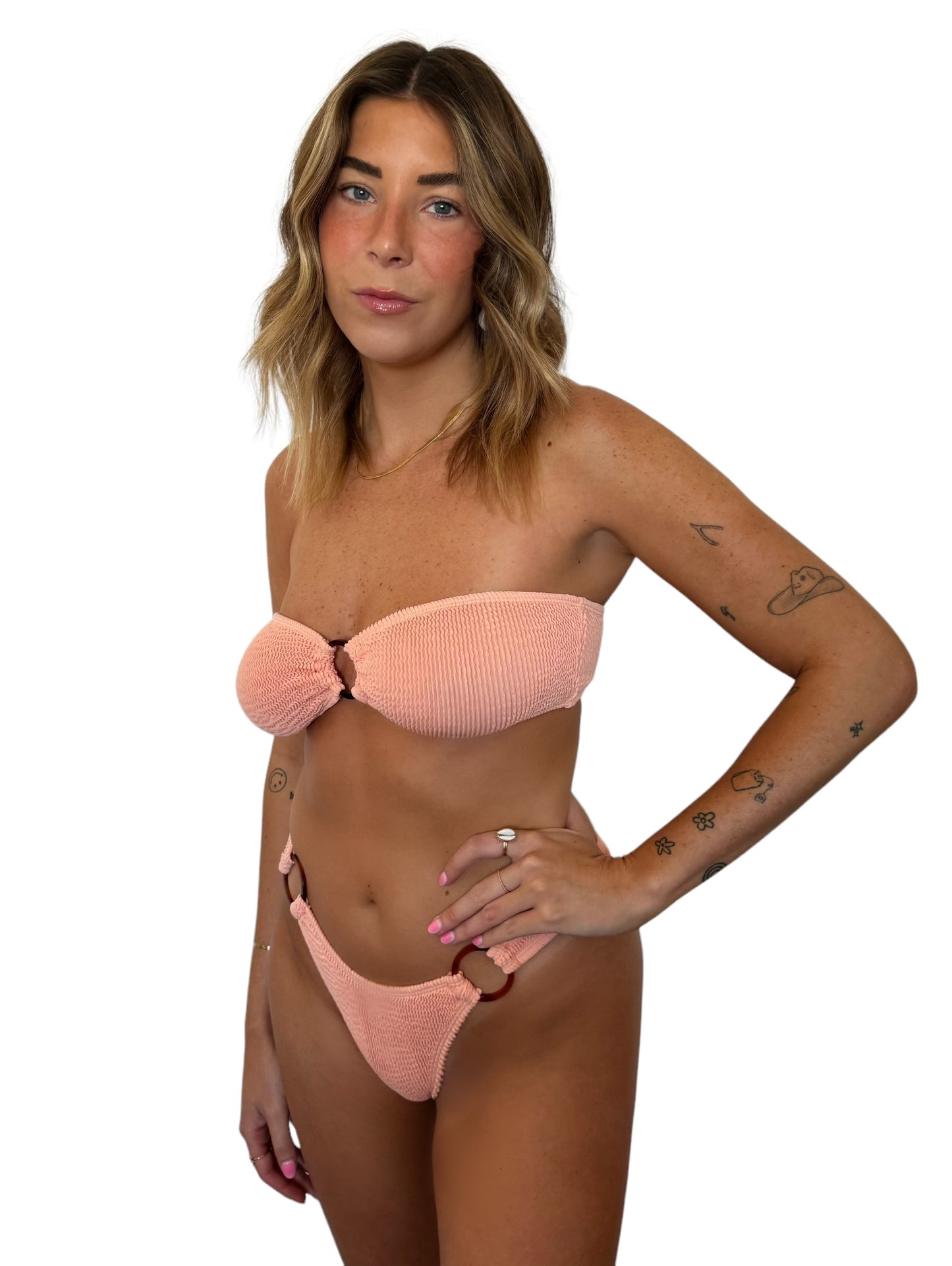 Grayce bikini bottom in Nectar, LOKAL one/size swimwear, photo 1 of 3