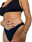 Becca bikini bottom in Midnight, LOKAL one/size swimwear, photo 2 of 3