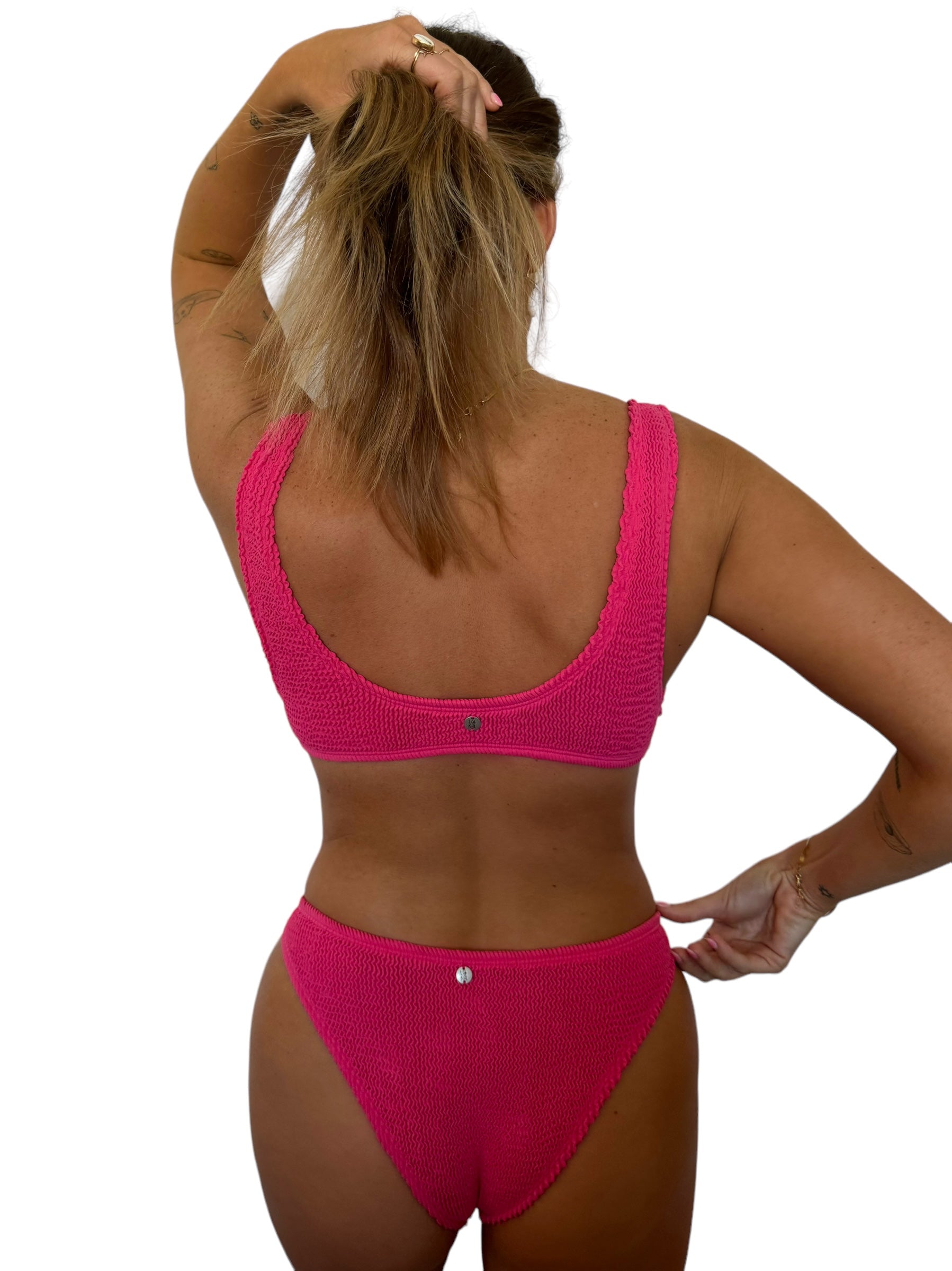 Becca bikini bottom in Petunia, LOKAL one/size swimwear, photo 2 of 3