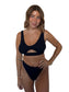 Janelle bikini bottom in Midnight, LOKAL one/size swimwear, photo 1 of 4