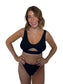 Alix bikini top in Midnight, LOKAL one/size swimwear, photo 2 of 4