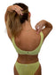Paige bikini top in Ivy, LOKAL one/size swimwear, photo 2 of 3
