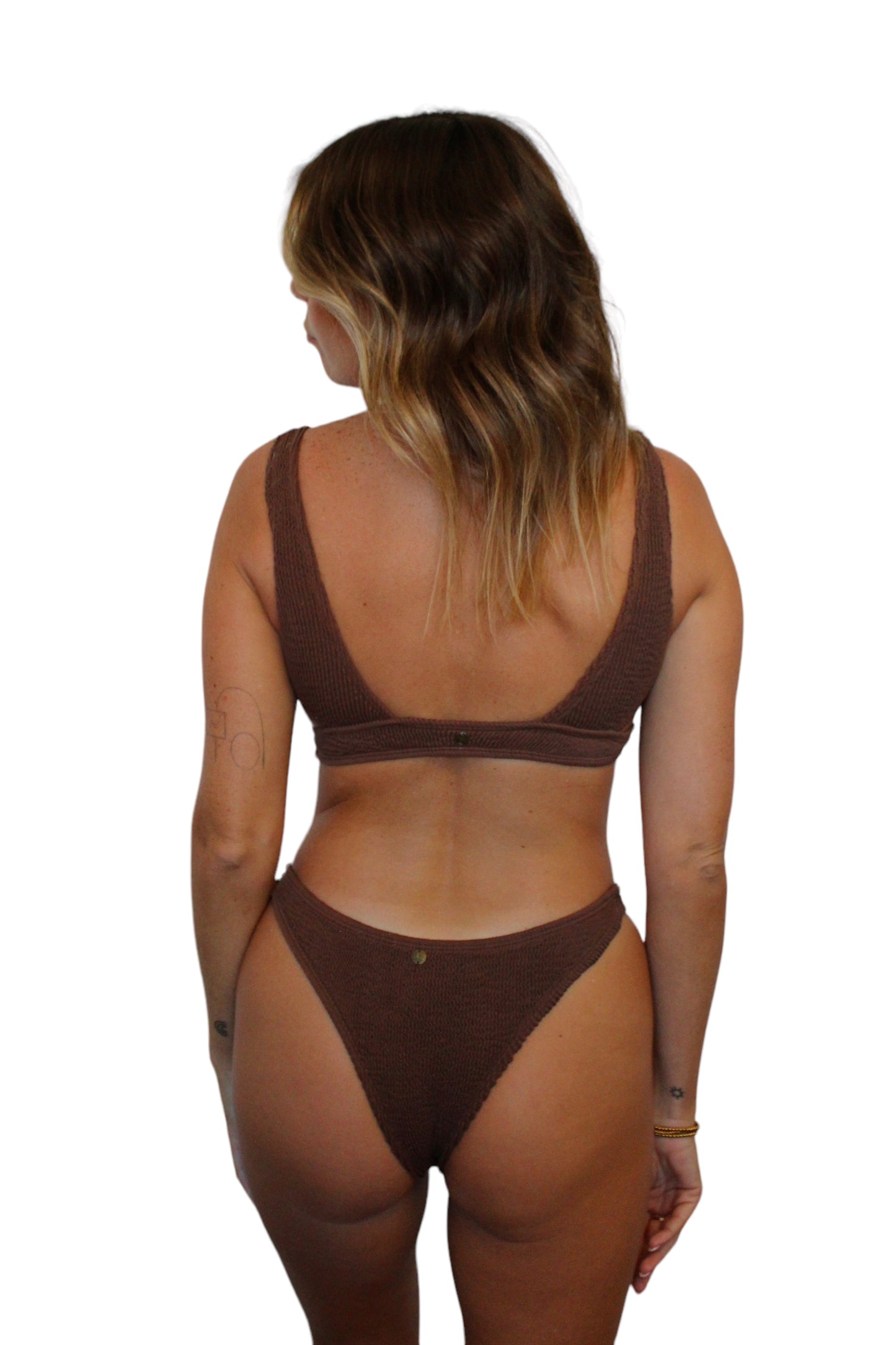 Hannah bikini bottom in Coconut, LOKAL one/size swimwear, photo 3 of 4