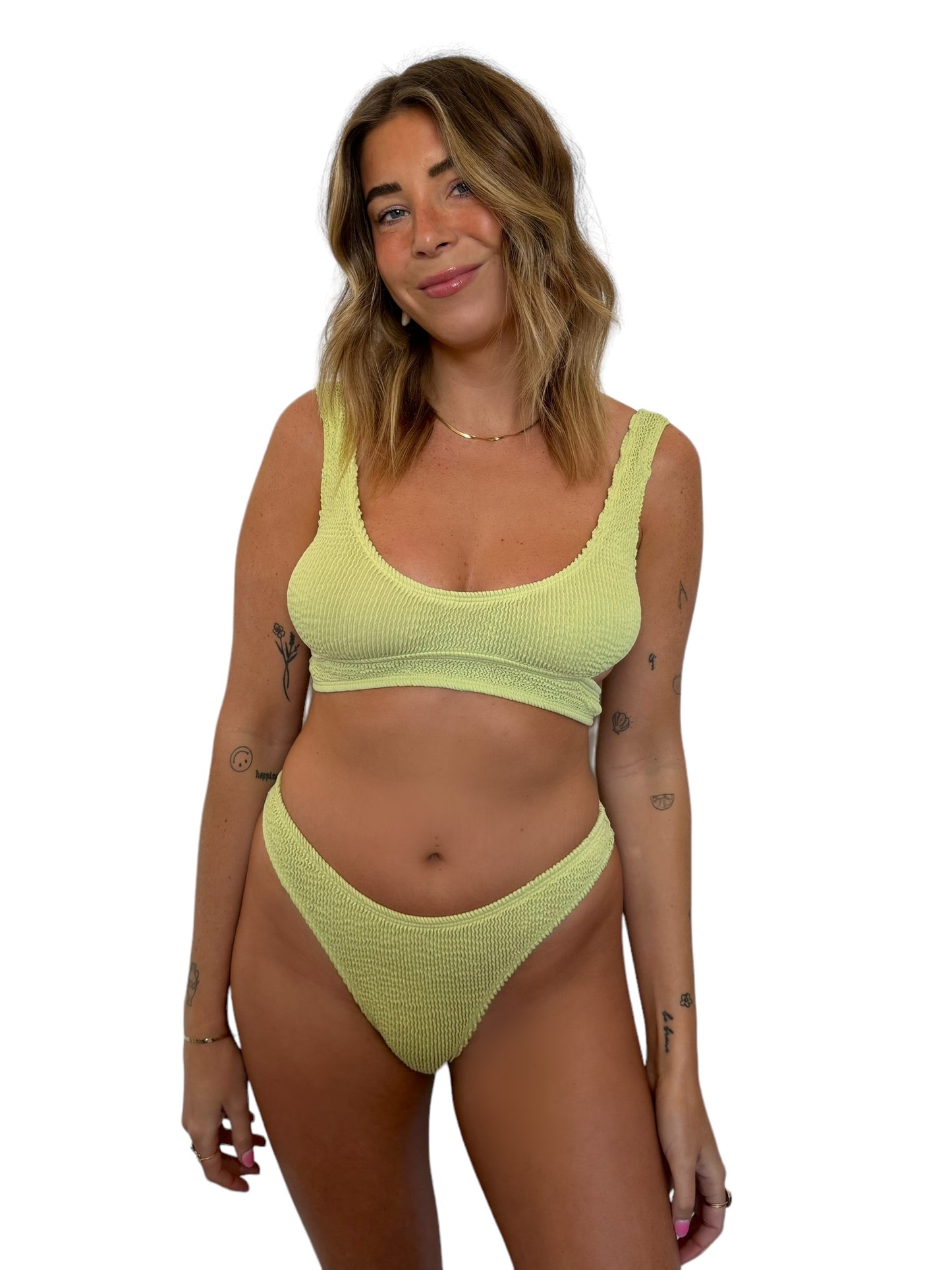 Hannah bikini bottom in Ivy, LOKAL one/size swimwear, photo 2 of 4