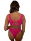Alix bikini top in Petunia, LOKAL one/size swimwear, photo 2 of 3