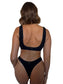 Erin bikini top in Midnight, LOKAL one/size swimwear, photo 2 of 3