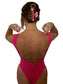 Janie one-piece swimsuit in Petunia, LOKAL one/size swimwear, photo 3 of 4