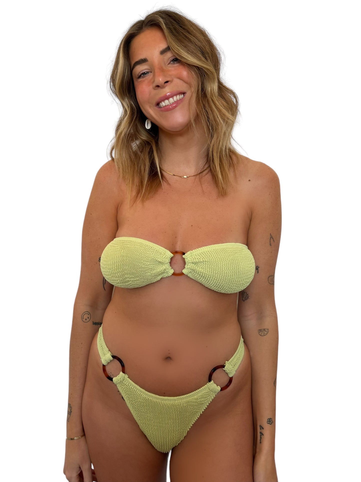 Kayla bikini top in Ivy, LOKAL one/size swimwear, photo 1 of 3