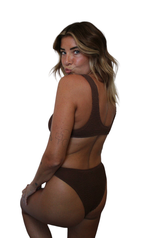 Becca bikini bottom in Coconut, LOKAL one/size swimwear, photo 2 of 3