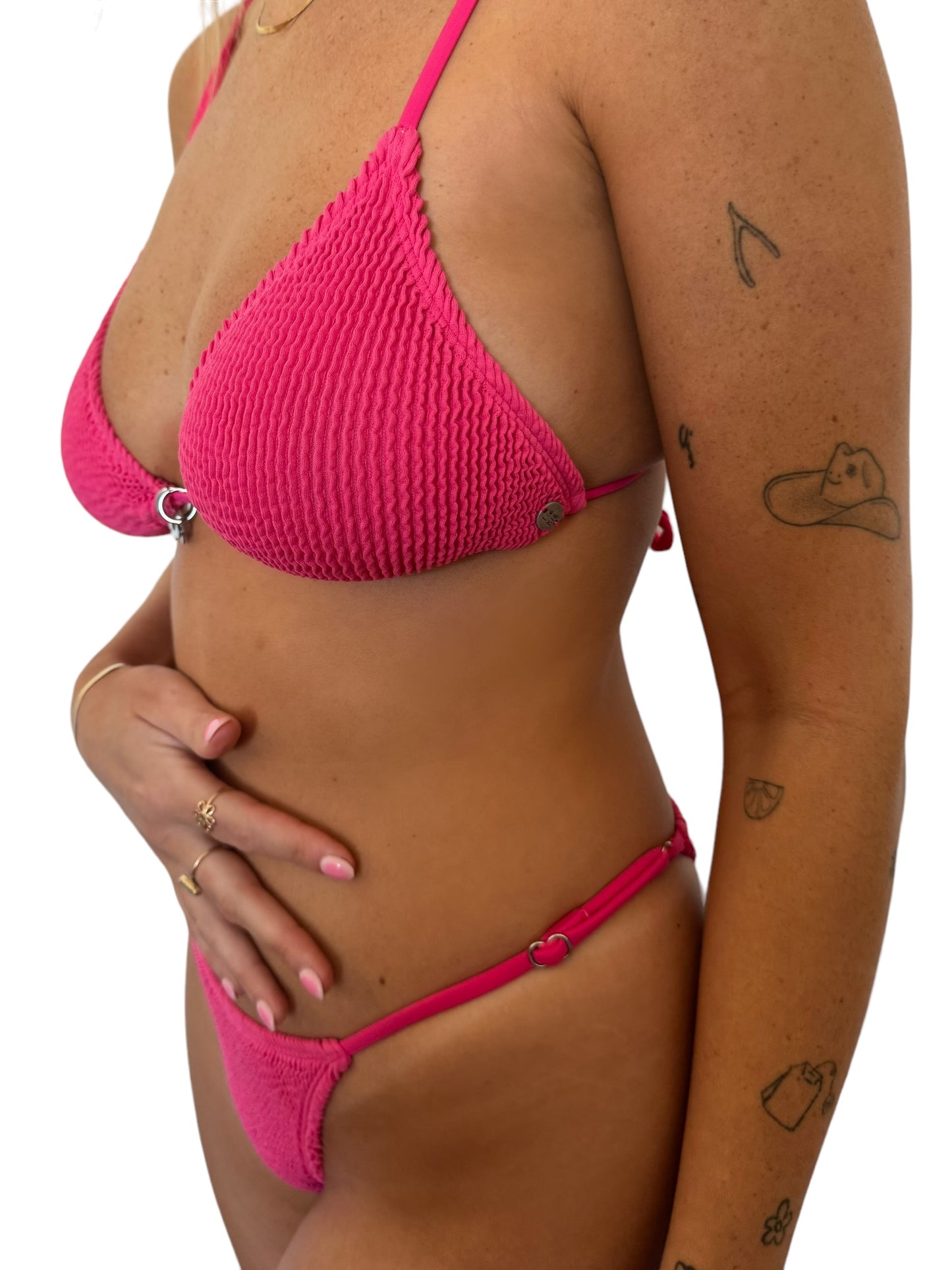 Bristen bikini bottom in Petunia, LOKAL one/size swimwear, photo 3 of 3