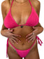 Jess bikini top in Petunia, LOKAL one/size swimwear, photo 2 of 3