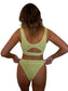 Alix bikini top in Ivy, LOKAL one/size swimwear, photo 3 of 3