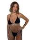 Jess bikini top in Midnight, LOKAL one/size swimwear, photo 2 of 4