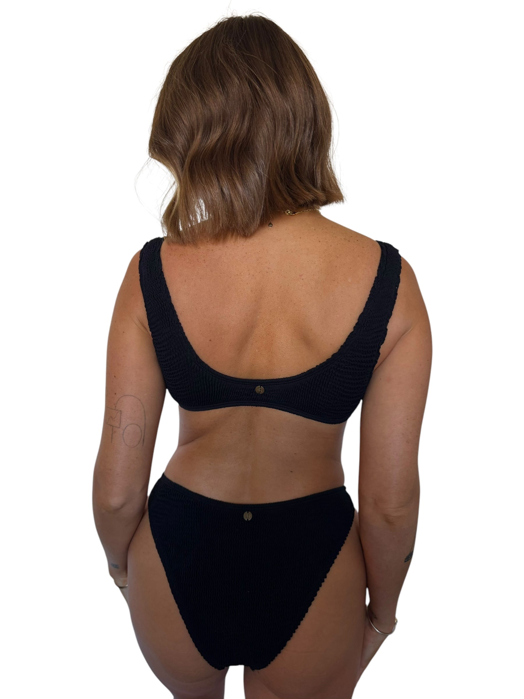 Becca bikini bottom in Midnight, LOKAL one/size swimwear, photo 3 of 3