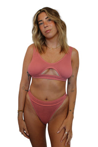 Alix bikini top in Sunrise, LOKAL one/size swimwear, photo 1 of 4