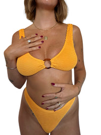 Erin bikini top in Marigold, LOKAL one/size swimwear, photo 1 of 3