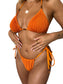 Jess bikini top in Clementine, LOKAL one/size swimwear, photo 4 of 5