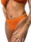 Grayce bikini bottom in Clementine, LOKAL one/size swimwear, photo 2 of 3