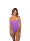 Natalie one-piece swimsuit in Aster, LOKAL one/size swimwear, photo 2 of 3