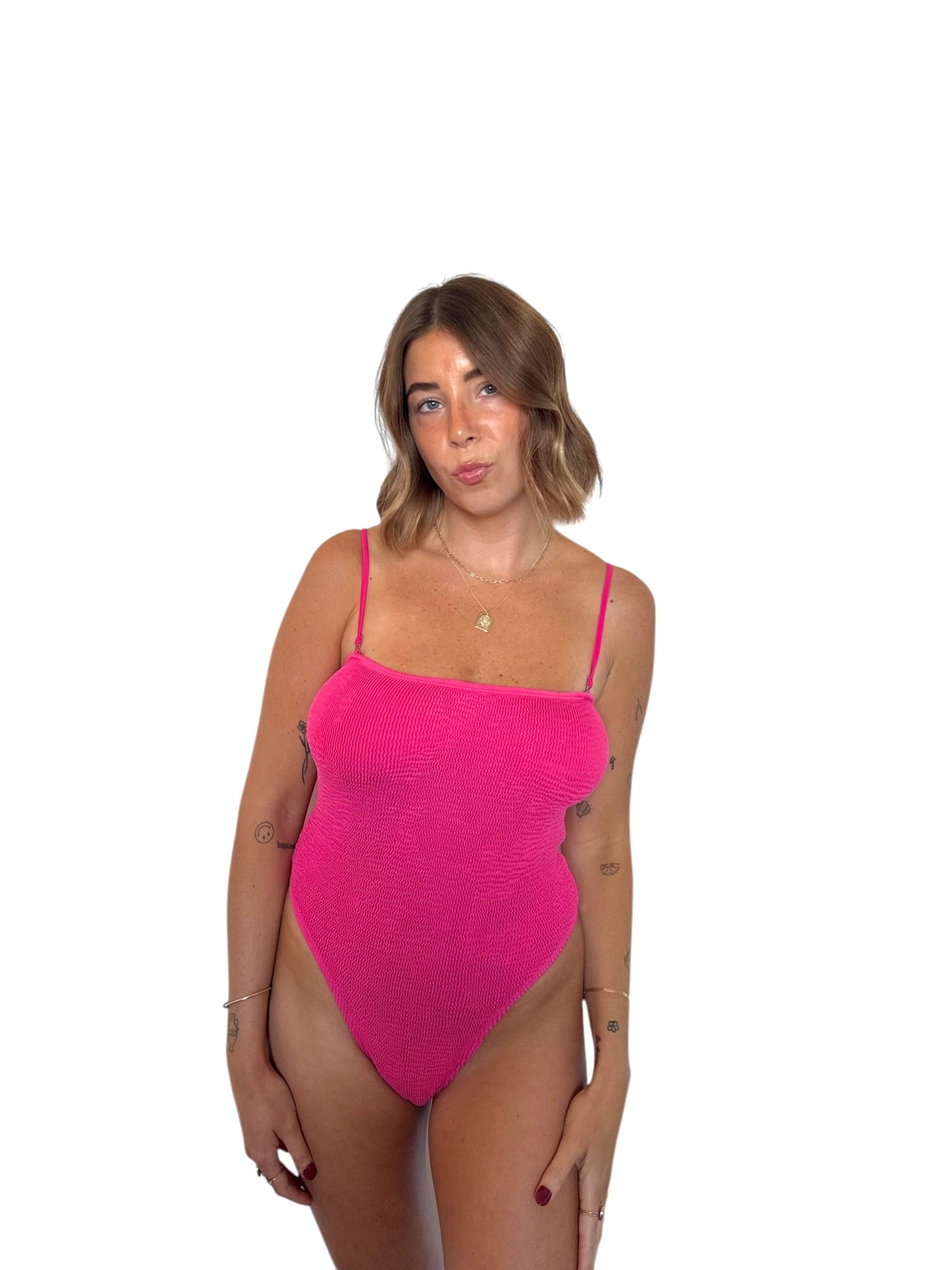 Natalie one-piece swimsuit in Petunia, LOKAL one/size swimwear, photo 2 of 4