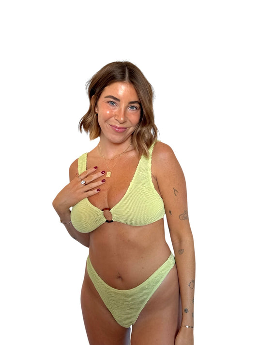 Erin bikini top in Ivy, LOKAL one/size swimwear, photo 1 of 3
