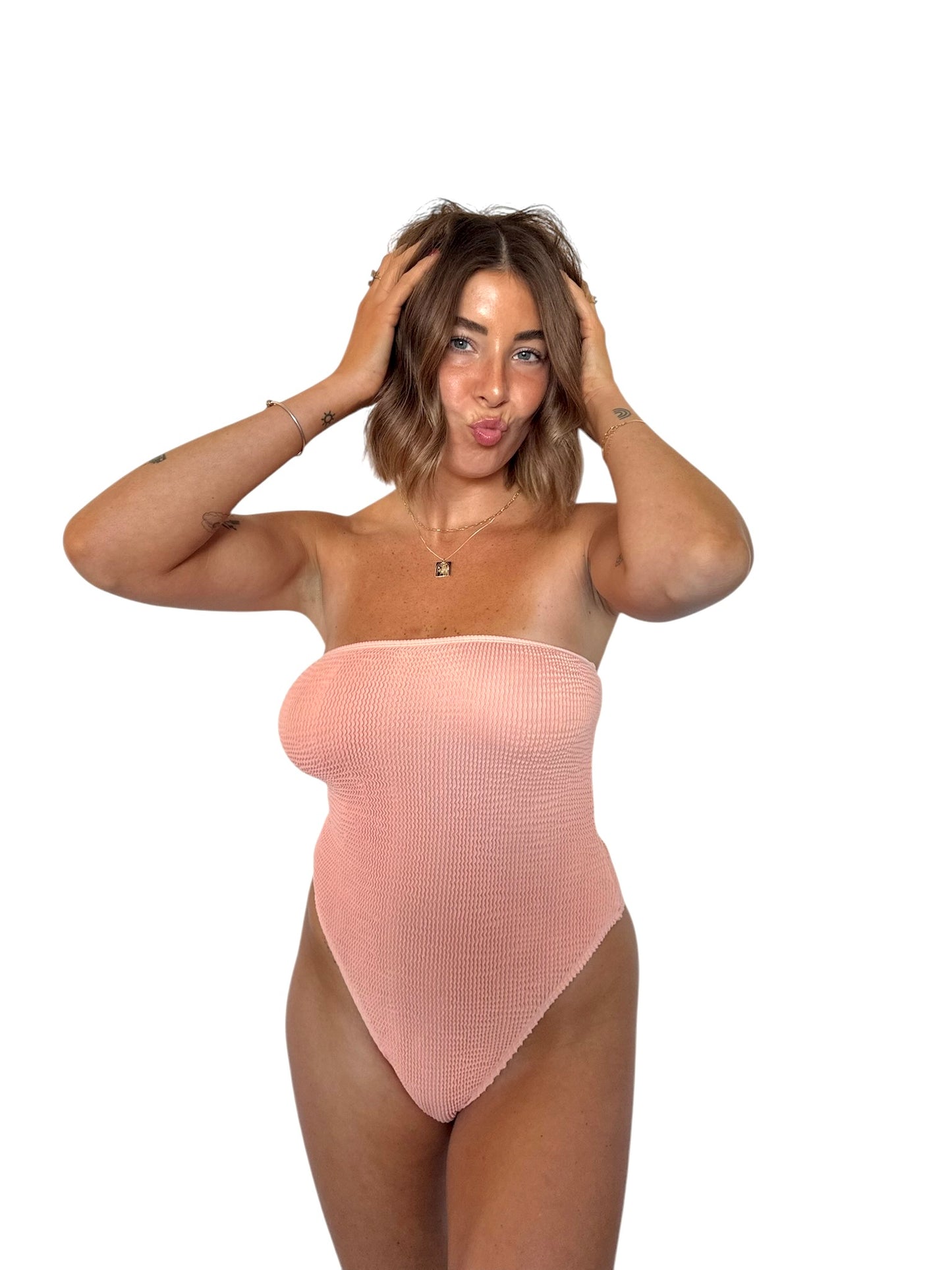 Natalie one-piece swimsuit in Nectar, LOKAL one/size swimwear, photo 2 of 4