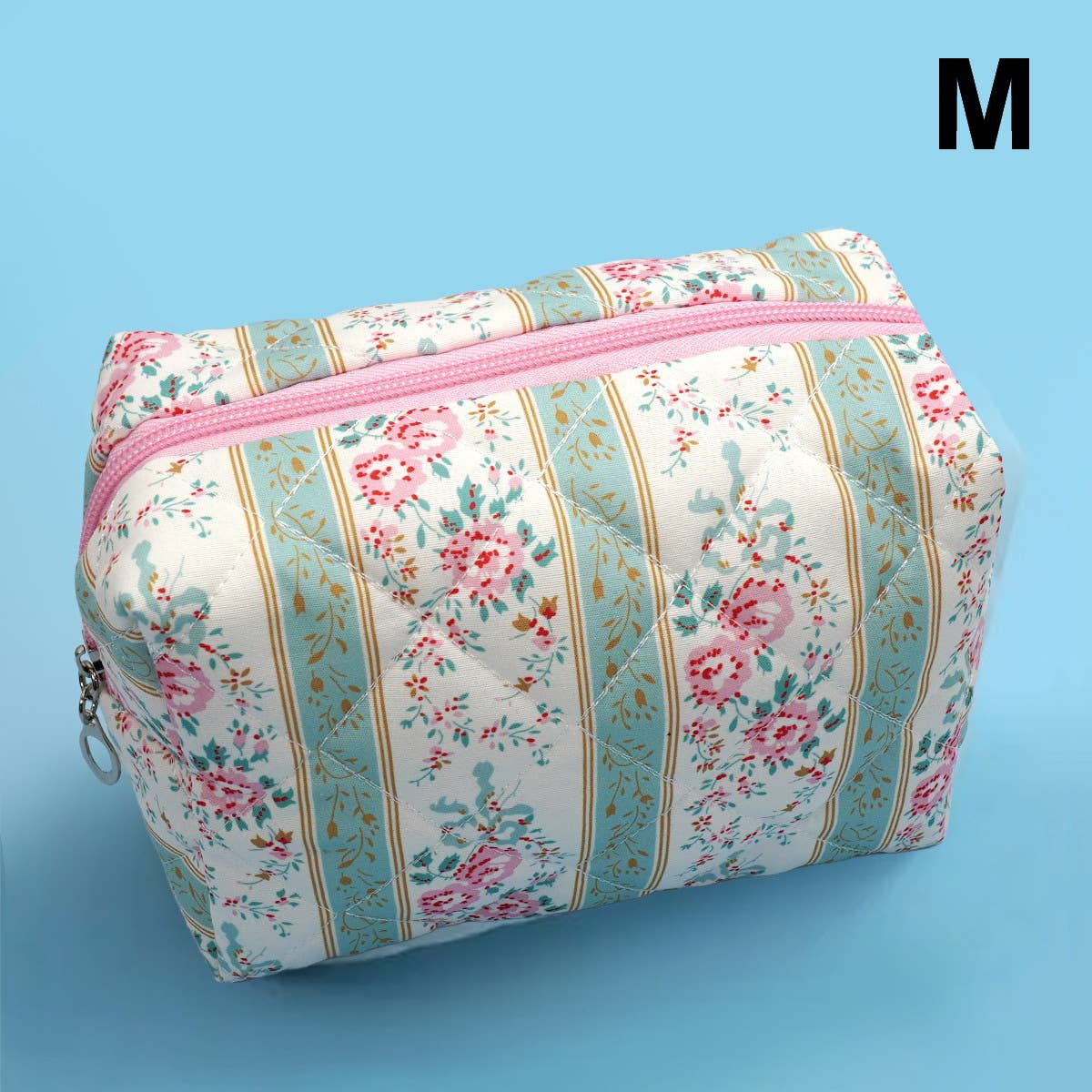 FLORAL TOILE PATTERN MAKEUP COSMETIC POUCH BAG | 40P562: K