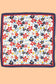 LARGE FLORAL PRINT BANDANA SCARF | 40SC652: NAVY