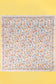 Floral Flower Silk Finish Bandana Scarf | 40SC729: BEIGE