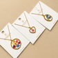 18K STAINLESS STEEL TARNISH FREE FLOWER NECKLACE | 40NK9526: Heart