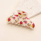 FLORAL FLOWER HAIR CLAW CLIP | 40H1140: F
