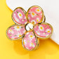 Floral Bloom Hair Claw Clips | 40H1058: Rose