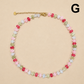Natural Stone Semi-Precious Glass Mixed Necklace | 40NK9694: A