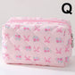 FLORAL TOILE PATTERN MAKEUP COSMETIC POUCH BAG | 40P562: R