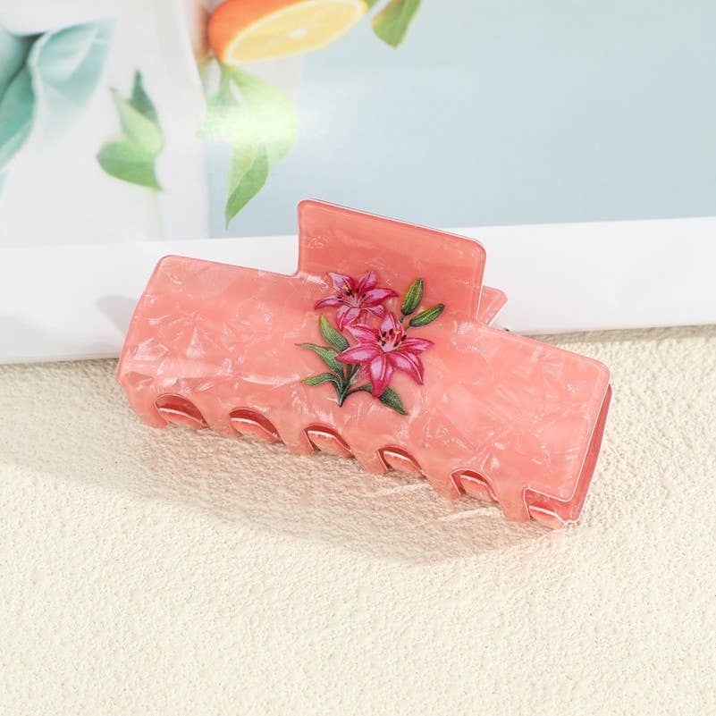 Summer Harvest & Coastal Charm Claw Clips | 40H1068: Flower