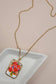 18K Stainless Steel Tarnish Free Waterproof Neck | 40NK9503: OVAL
