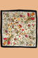 LARGE FLORAL PRINT BANDANA SCARF | 40SC655: NAVY