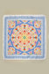 TRIBAL PRINT SILKY FEEL BANDANA SCARF | 40SC614: Blue