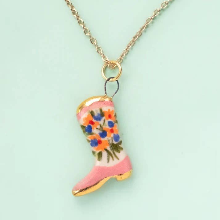 18K Stainless Steel Tarnish Free Waterproof Neck | 40NK9503: BOOT