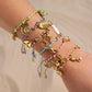 18K STAINLESS STEEL CORDED CHARM BRACELET | 40B5191: LIME