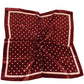 LARGE POLKA DOT PRINT BANDANA SCARF | 40SC694: IVORY