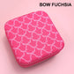 DESIGNED JEWELRY ORGANIZER TRAVEL BOX CASE | 40P566: FLOWER D OFF WHITE
