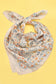 Floral Flower Silk Finish Bandana Scarf | 40SC729: BEIGE
