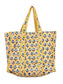 Organic Reversible Quilted Tote Bag | 40P575: NAVY