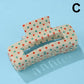 Holiday & Christmas Tree Stripe Hair Claw Clips | 40H1125: D